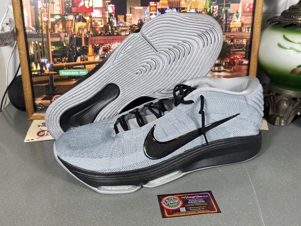 Nike G.T. Hustle Academy Basketball Shoes Gray Black HM0268-001 Men’s Size 21